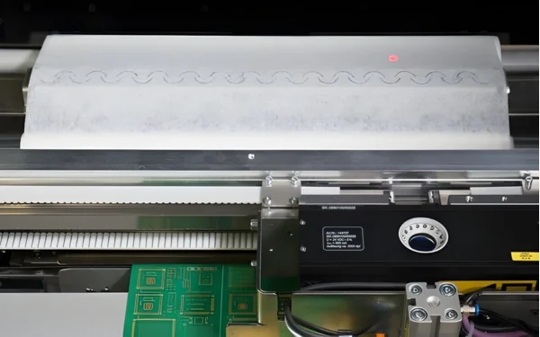 Stencil bottom cleaner and surface camera