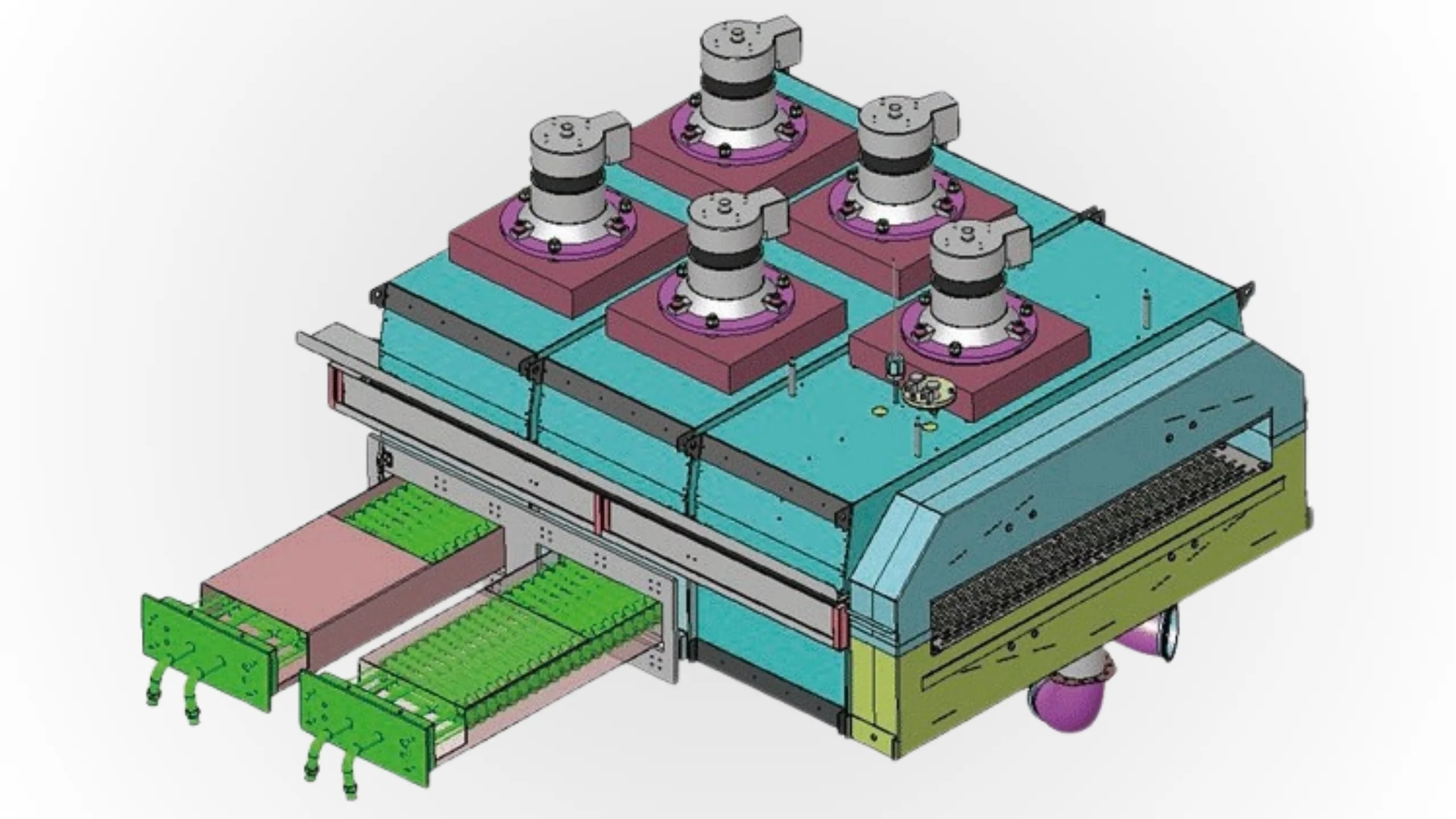 <h5>Reflow Oven with New Low-Height Top Shell</h5>