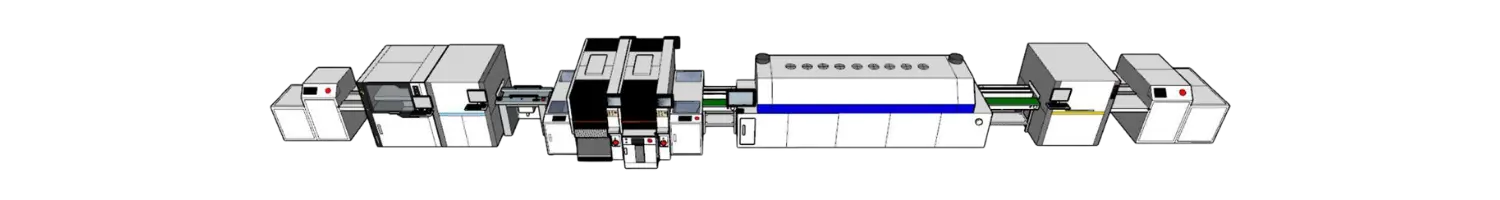 3 SMD Makineli Üretim Hat Çözümü